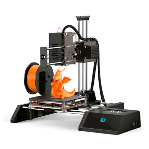 HZHNS Impresora 3D SX1 Impresión de Alta precisión, diseño silencioso, Plataforma de impresión móvil, Experimento con filamento PLA de 10 m, para niños y Principiantes, 12 x 12 x 11,5 cm