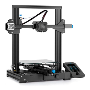 Impresora 3D Creality Ender 3 V2 con Placa silenciosa de 32 bits, Fuente de alimentación Meanwell, Cama de Vidrio de carborundum 220x220x250mm