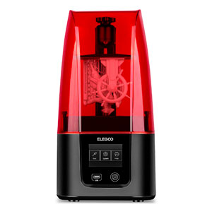 ELEGOO Impresora 3D de Resina, Impresora 3D Mars 3 MSLA con Pantalla LCD Monocromática 4K de 6,6 Pulgadas y Precisión de Impresión Ultra Alta, Tamaño de Impresión 143×89×175mm/5.62×3.5×6.8 Pulgadas